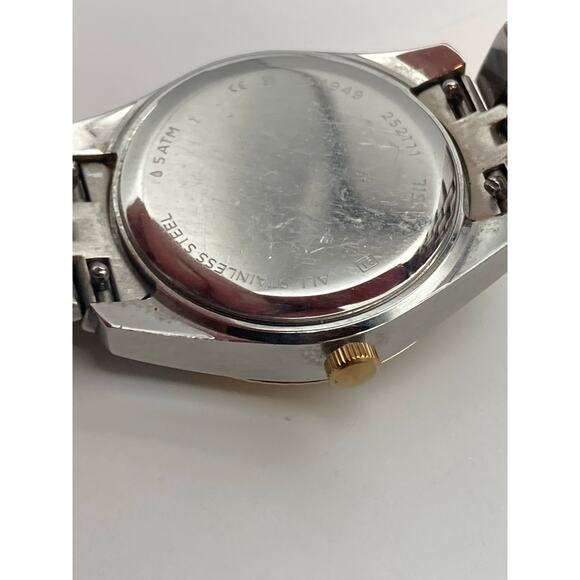 Fossil Mens Womens Watch 32mm - New Battery - Wrist Size 6-6.25 WR 5ATM Date - Picture 10 of 11